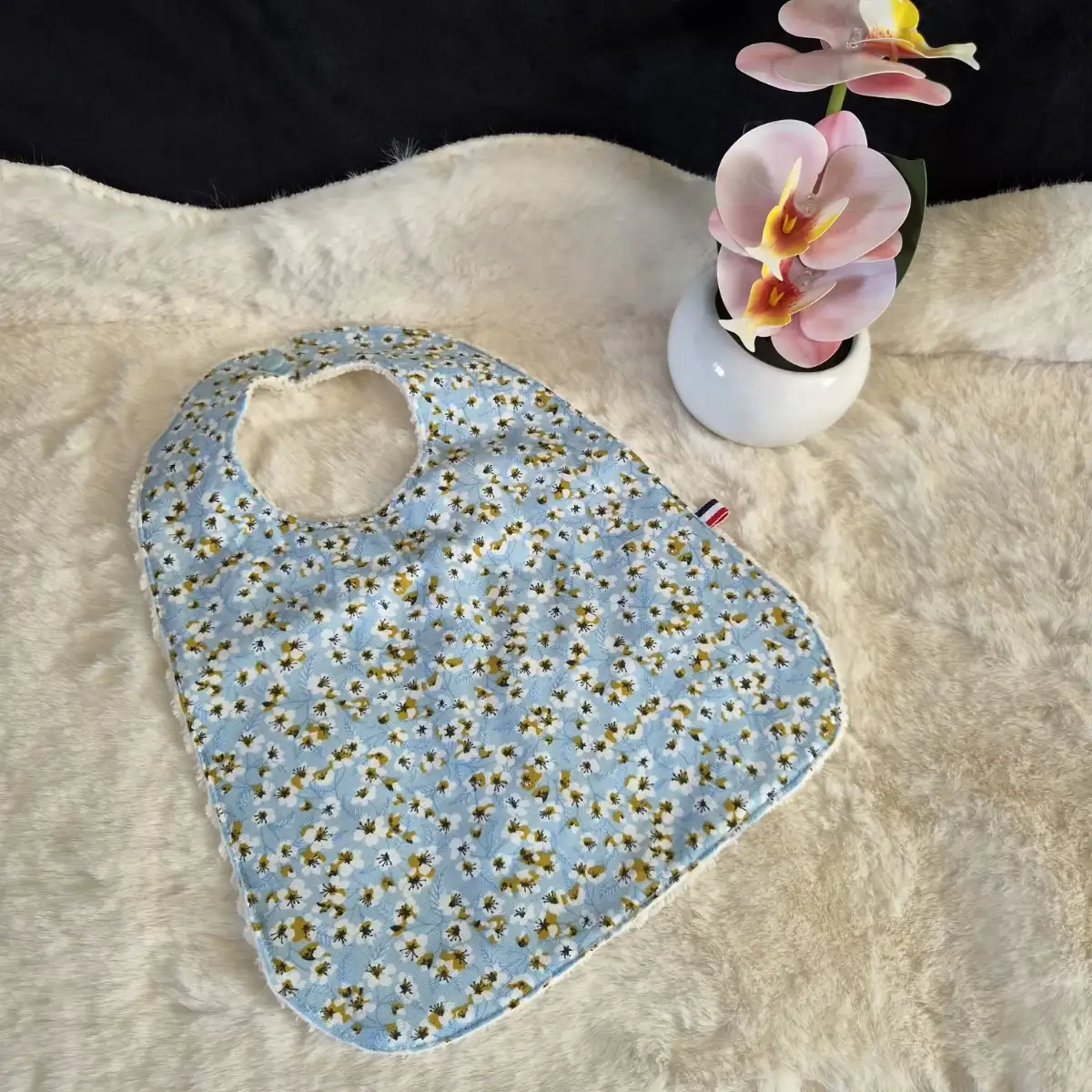 Grand bavoir coton